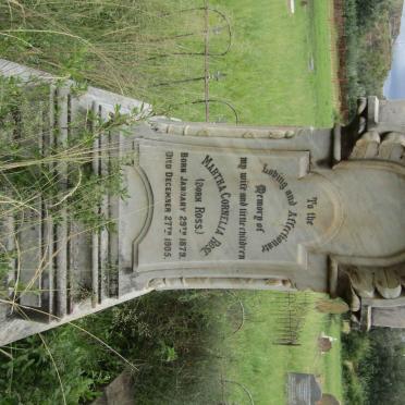ROSE Martha Cornelia nee ROSS 1879-1905 :: ROSE Carl Friedrich Wilhelm 1903-1905 :: ROSE David Duncan Ross 1905-1905