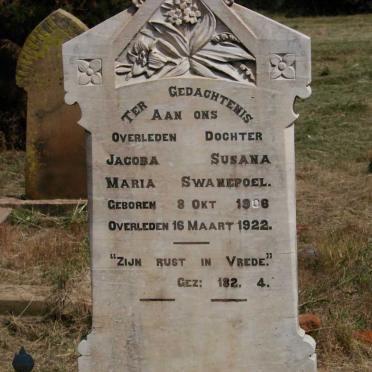 SWANEPOEL Jacoba Susana Maria 190?-1922