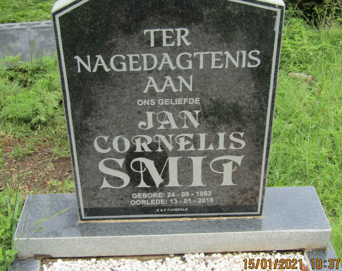 SMIT Jan Cornelis 1963-2016