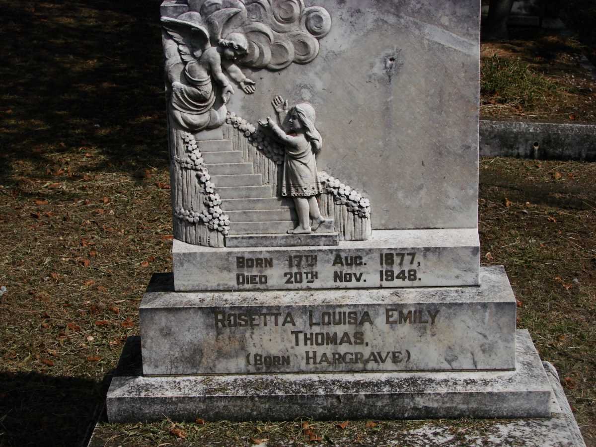 THOMAS Rosetta Louisa Emily nee HARGRAVE 1877-1948