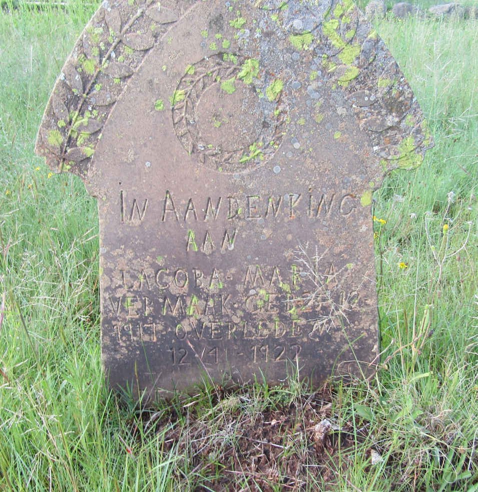 VERMAAK Jacoba Maria 1917-1922