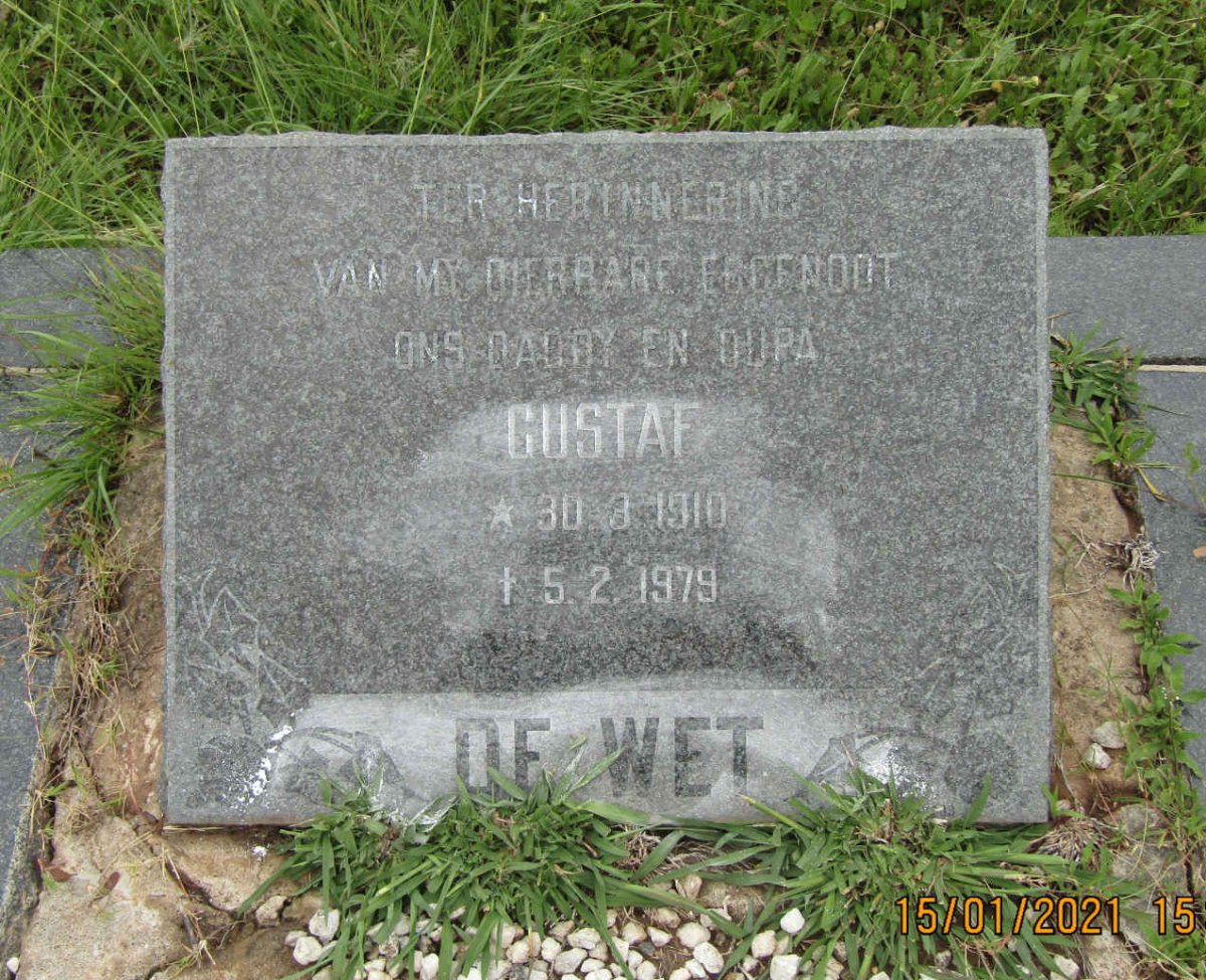WET Gustaf, de 1910-1979