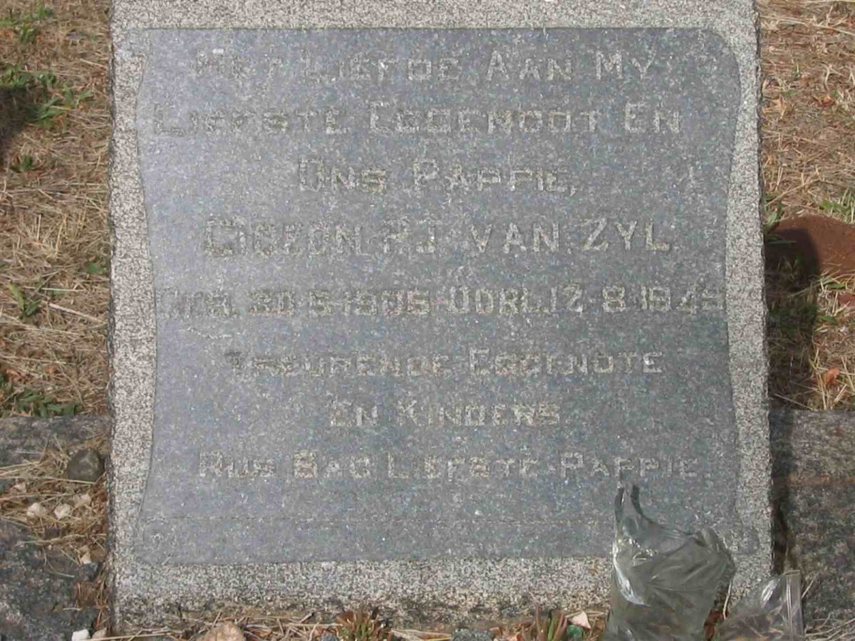 ZYL Gideon P.J., van 1905-1945