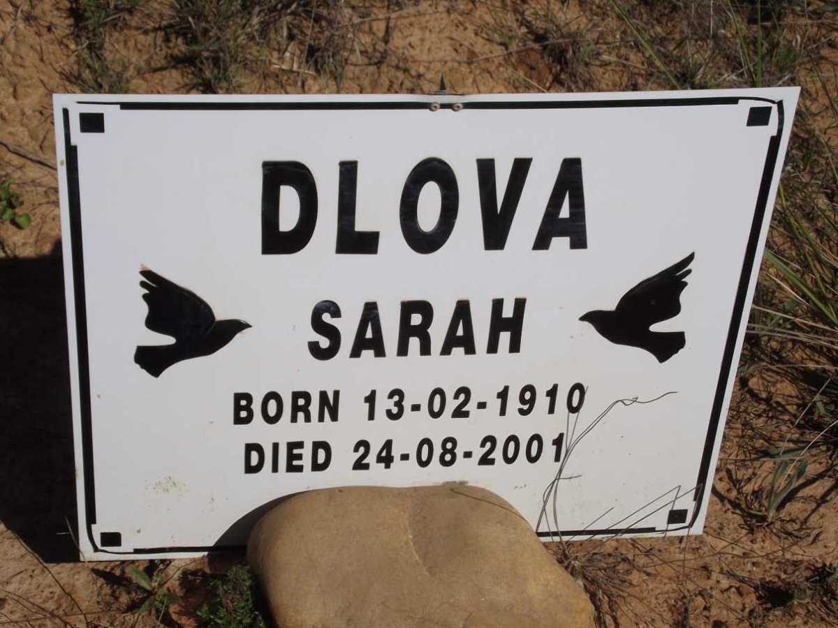 DLOVA Sarah 1910-2001