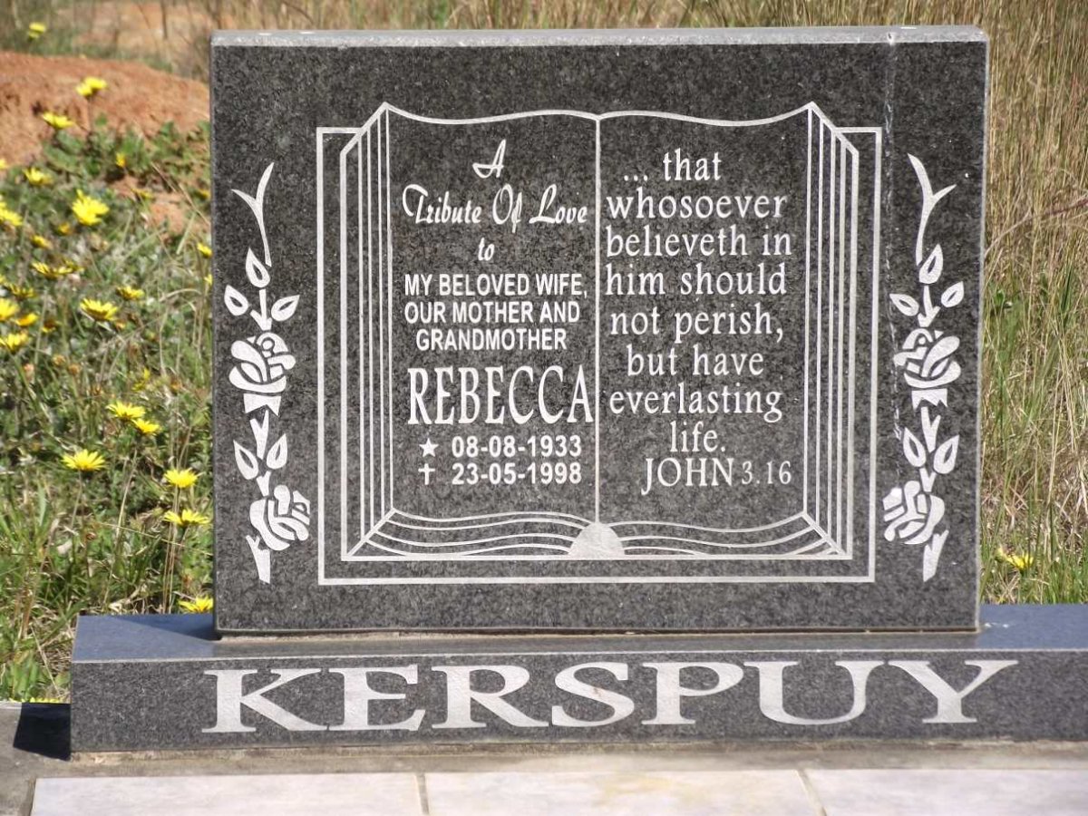 KERSPUY Rebecca 1933-1998