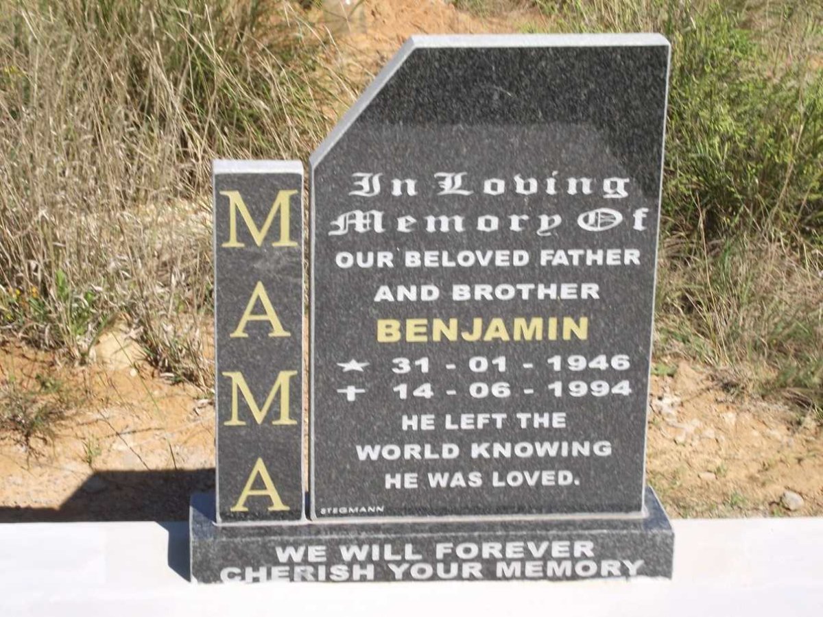 MAMA Benjamin 1946-1994