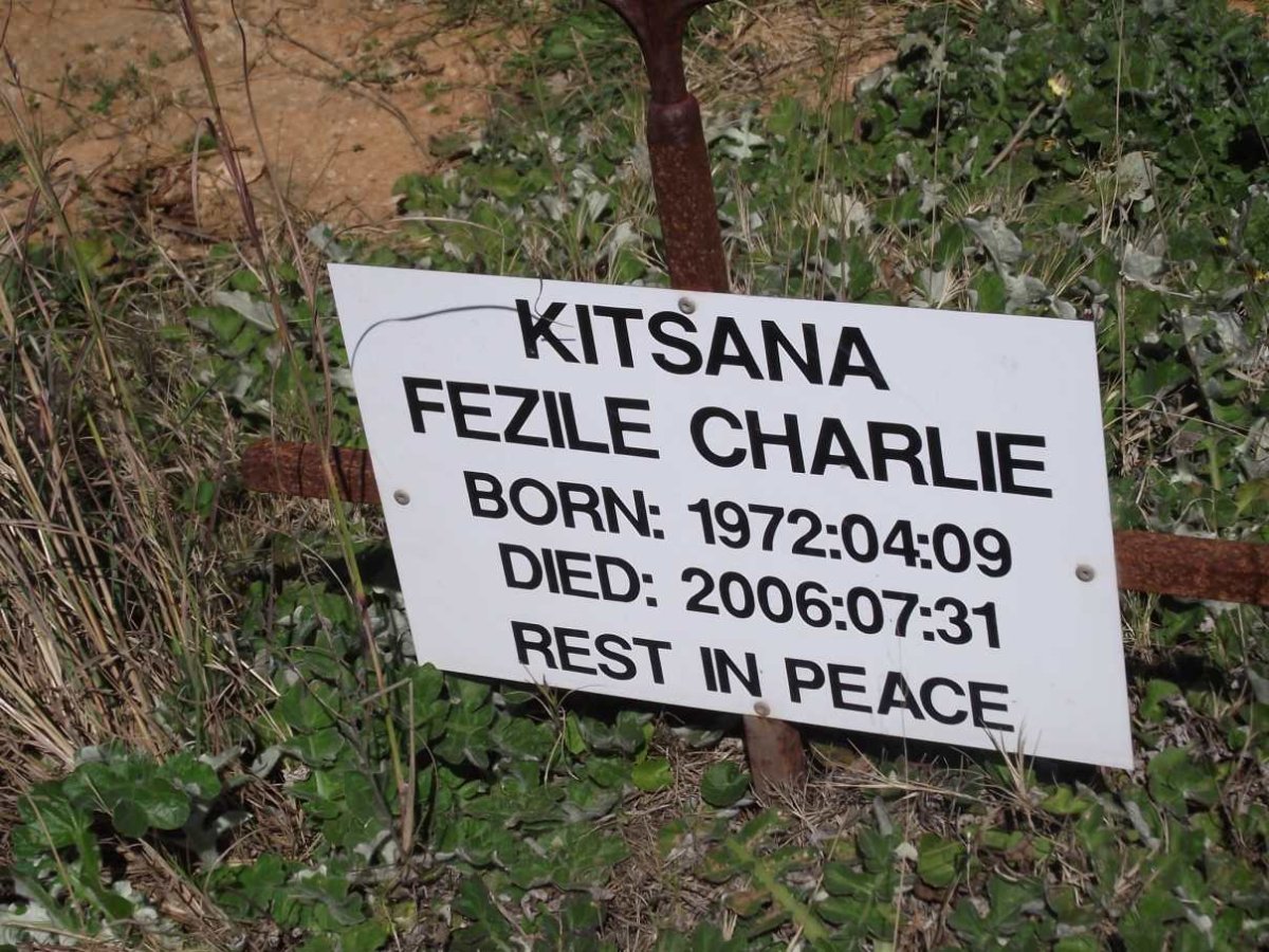 KITSANA Fezile Charlie 1972-2006