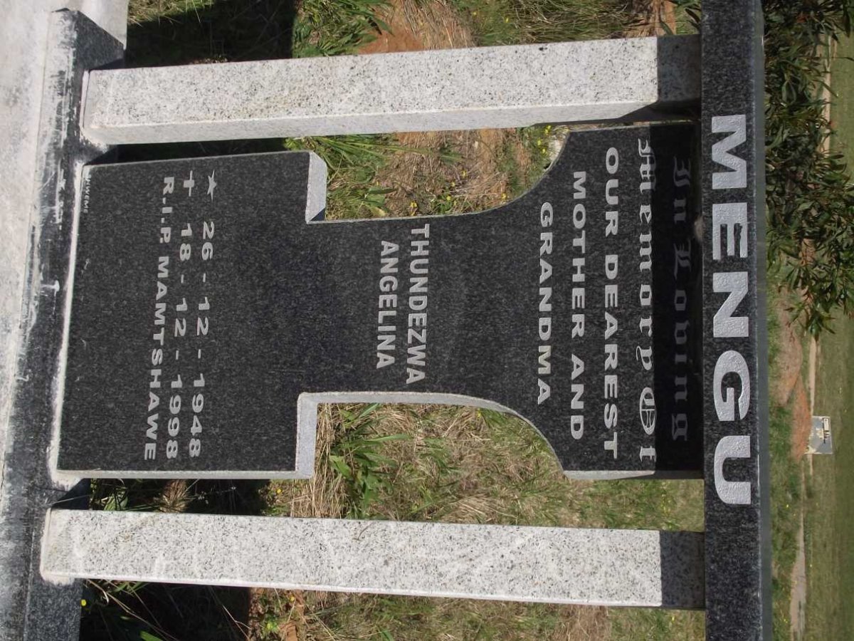 MENGU Thundezwa Angelina 1948-1998