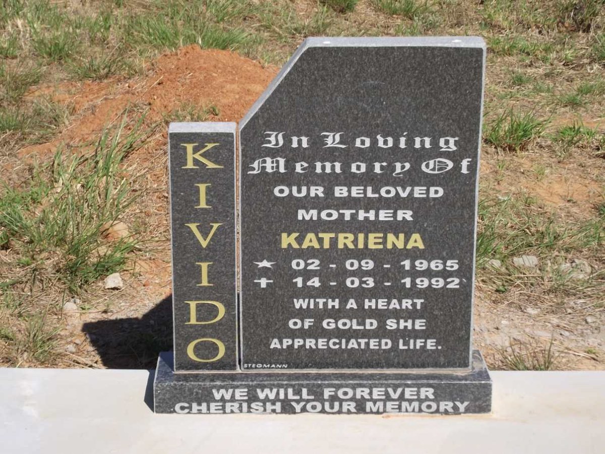 KIVIDO Katriena 1965-1992