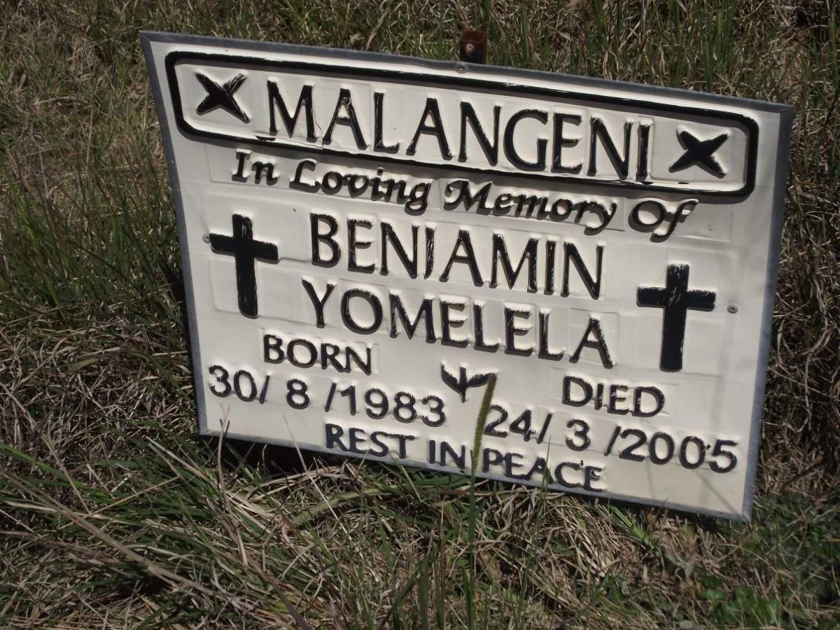MALANGENI Benjamin Yomelela 1983-2005