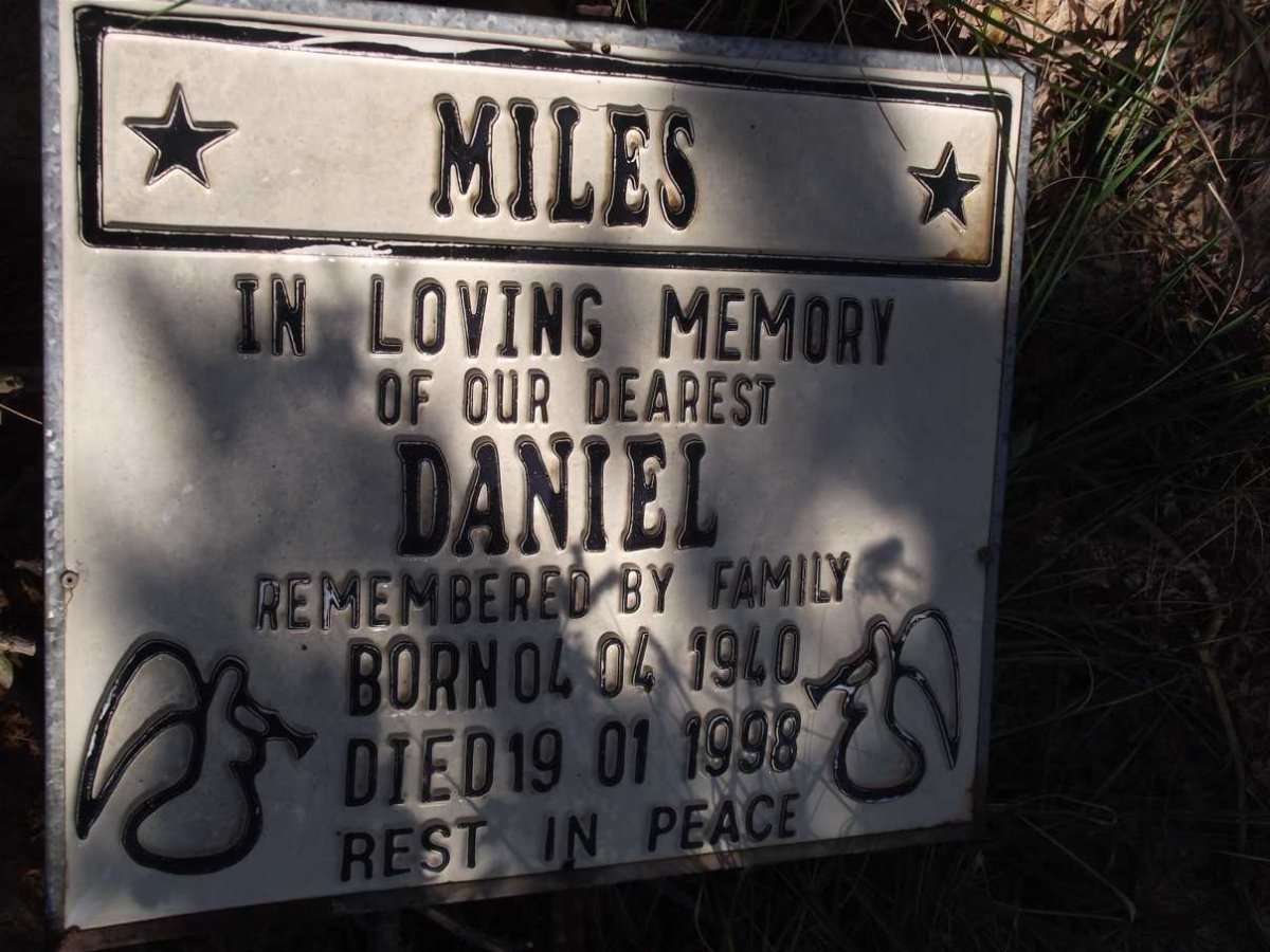MILES Daniel 1940-1998