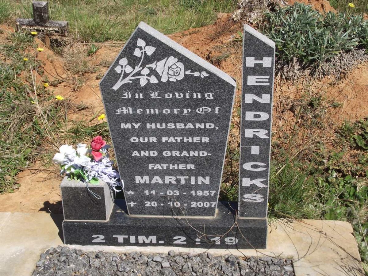 HENDRICKS Martin 1957-2007