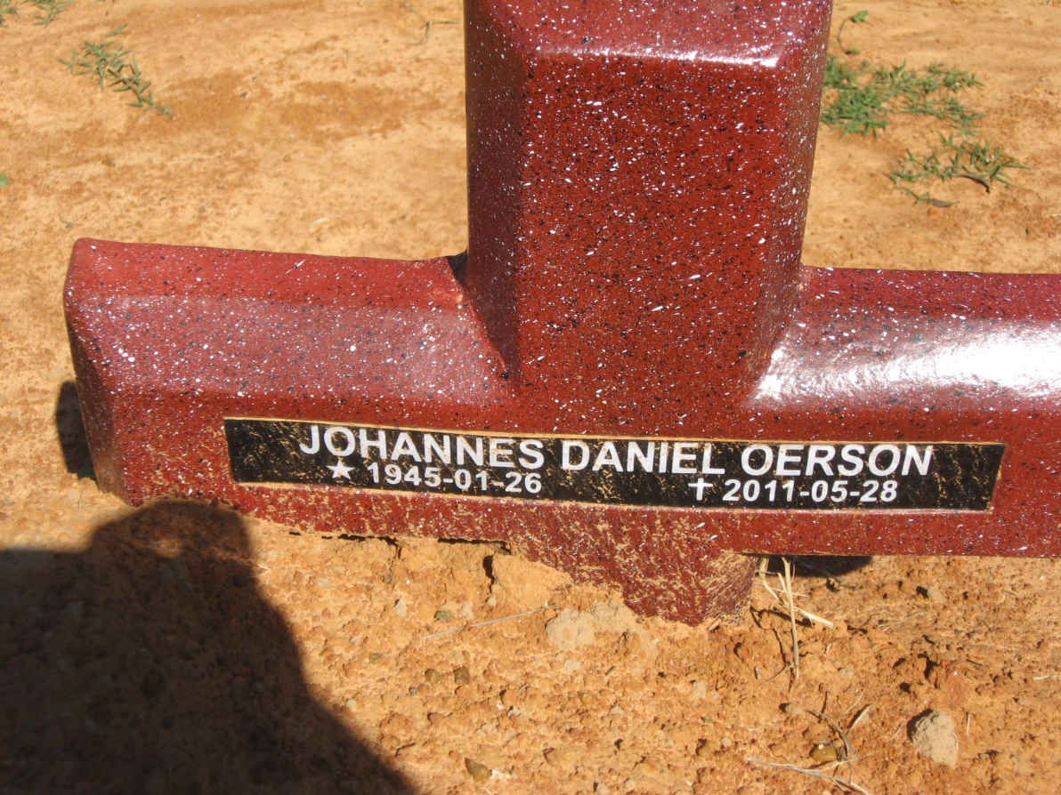 OERSON Johannes Daniel 1945-2011