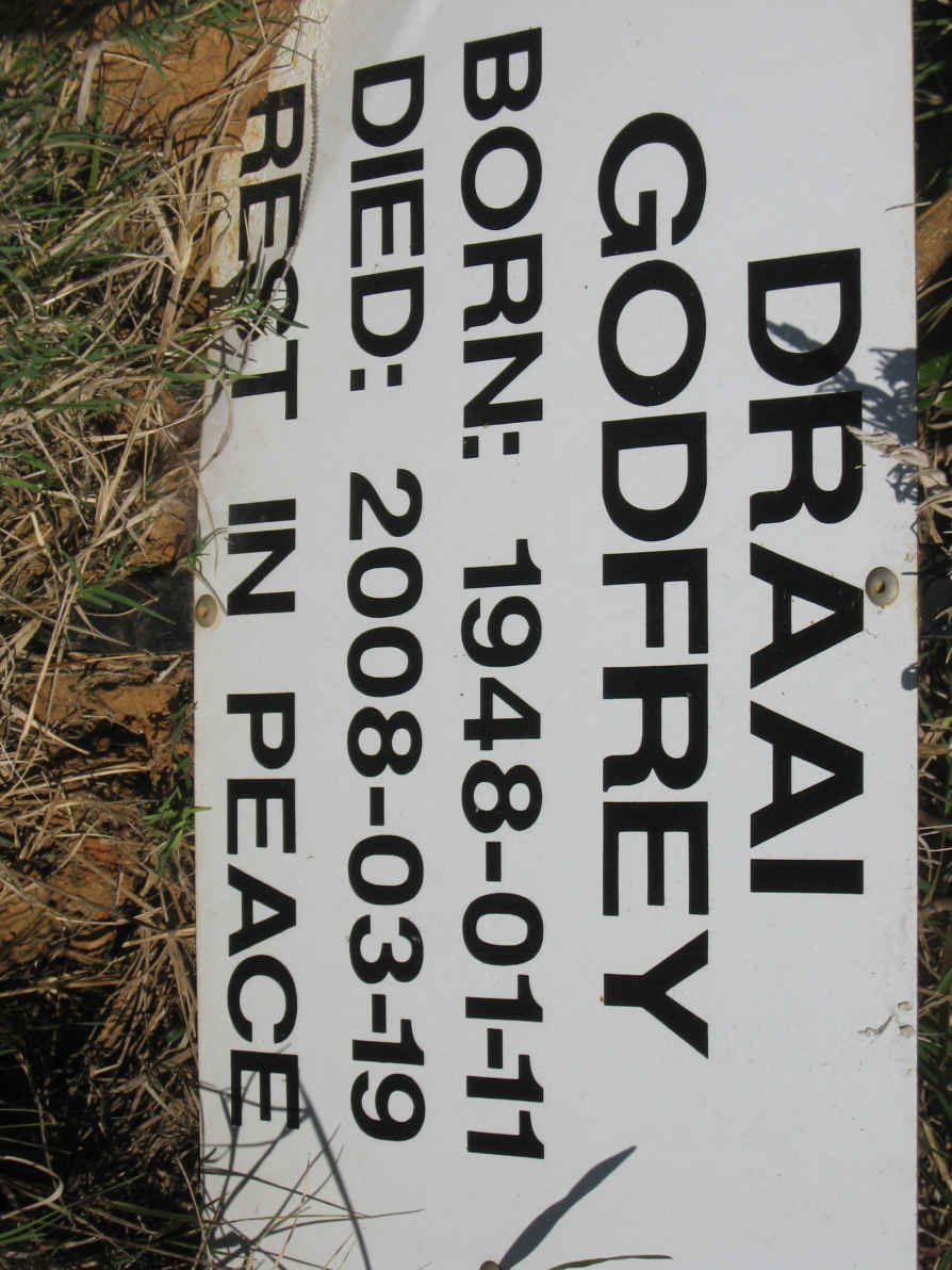 DRAAI Godfrey 1948-2008