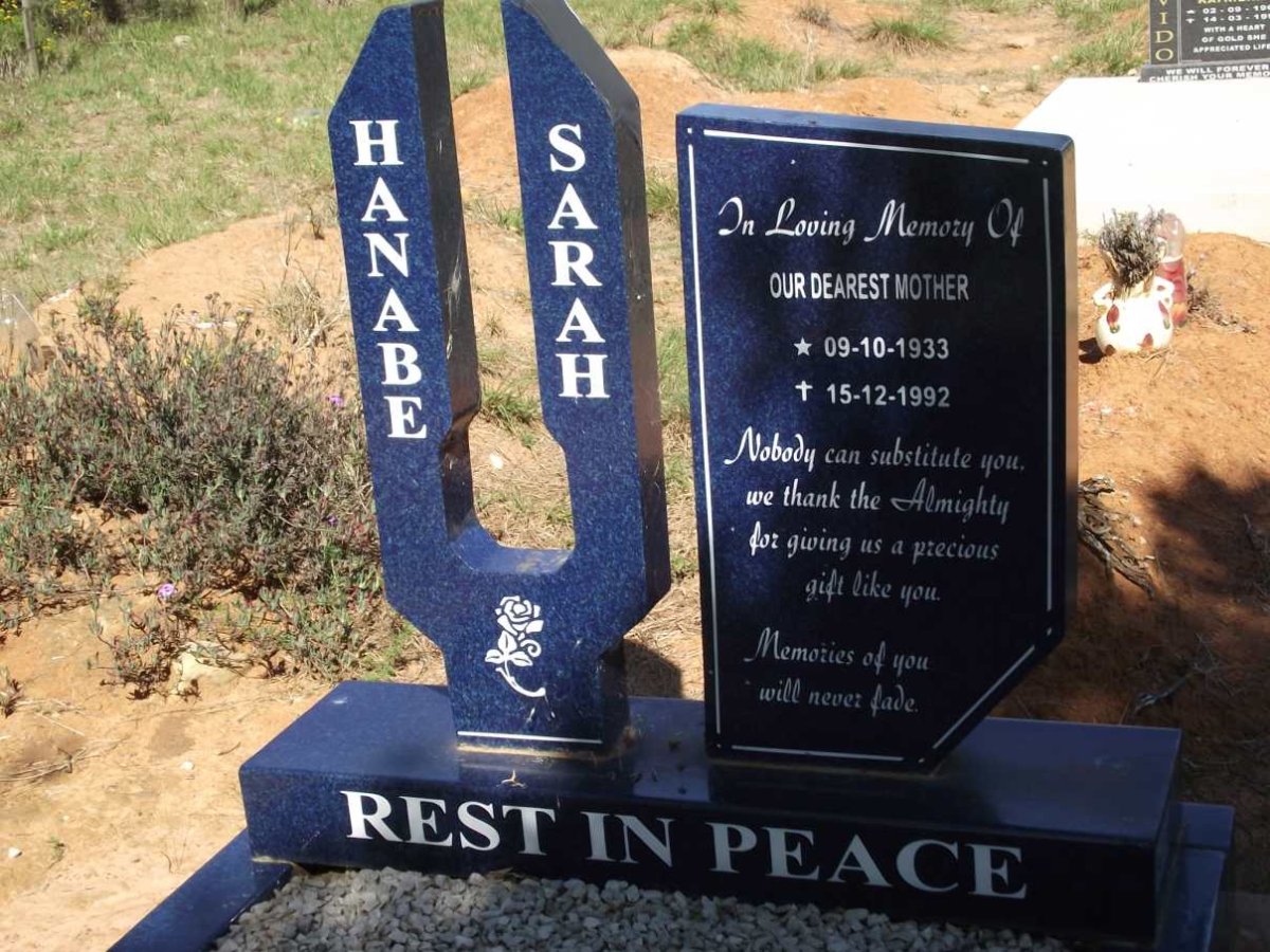 HANABE Sarah 1933-1992