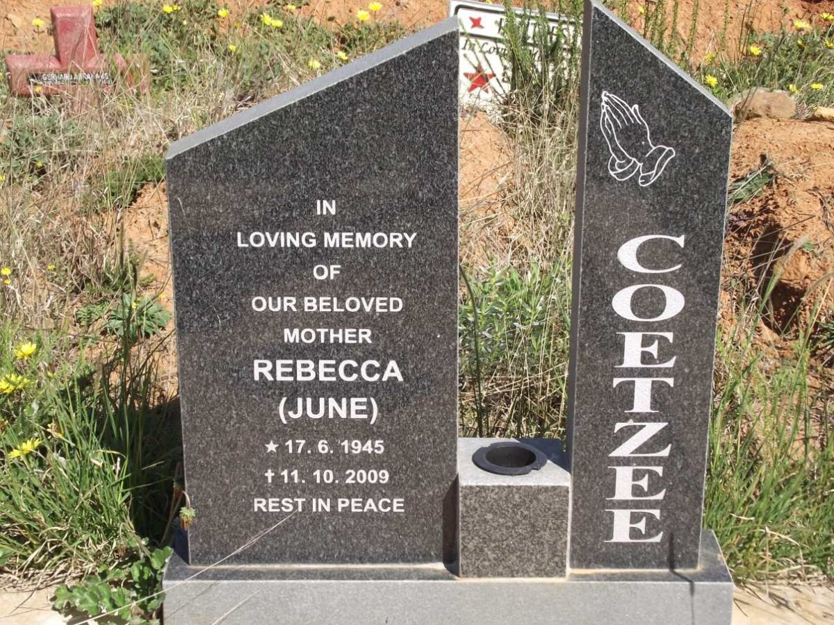 COETZEE Rebecca  1945-2009