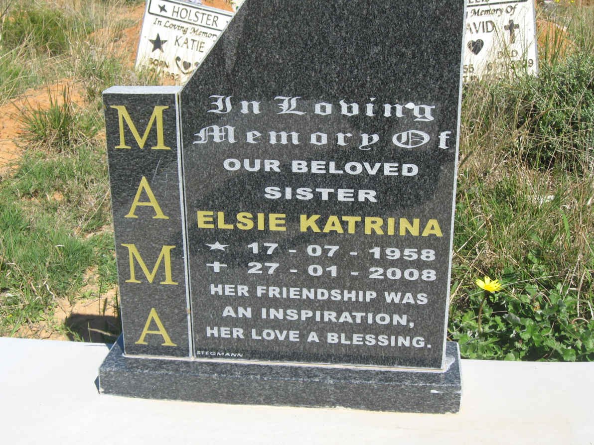 MAMA Elsie Katrina 1958-2008