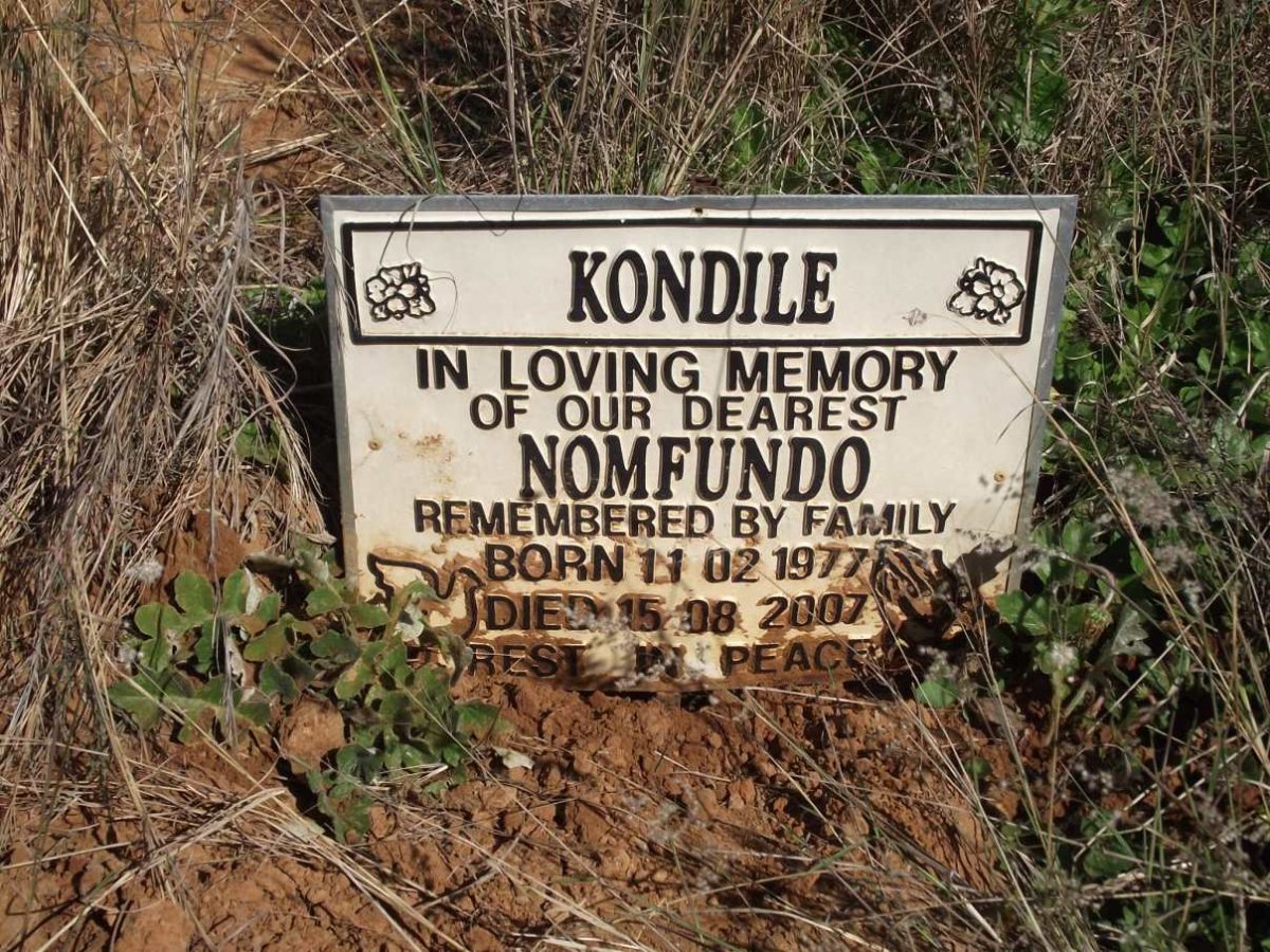 KONDILE Nomfundo 1977-2007