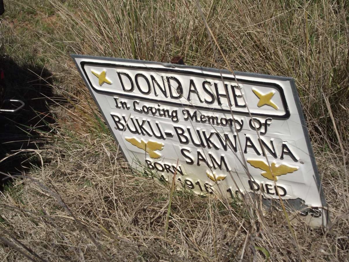 DONDASHE Buku-Bukwana Sam 1916-2006