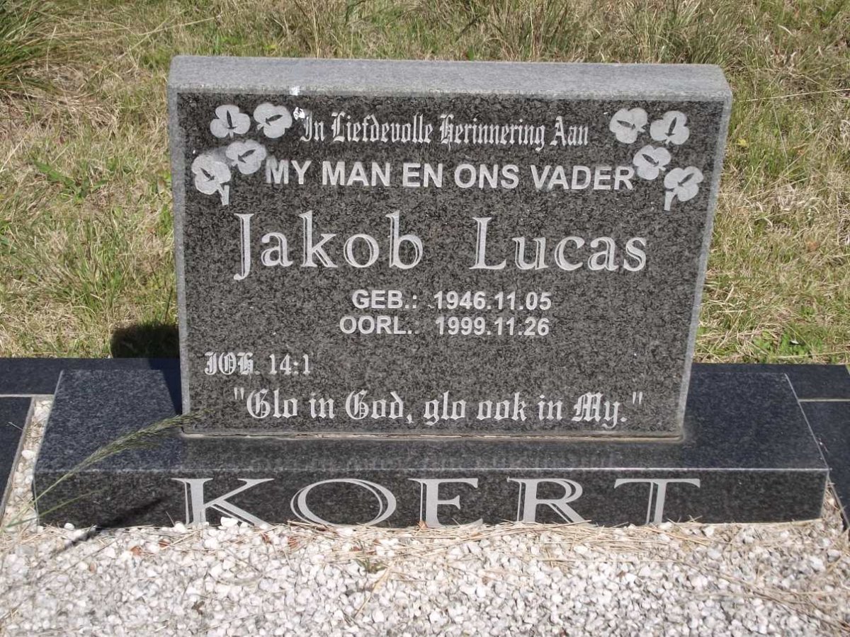 KOERT Jakob Lucas 1946-1999