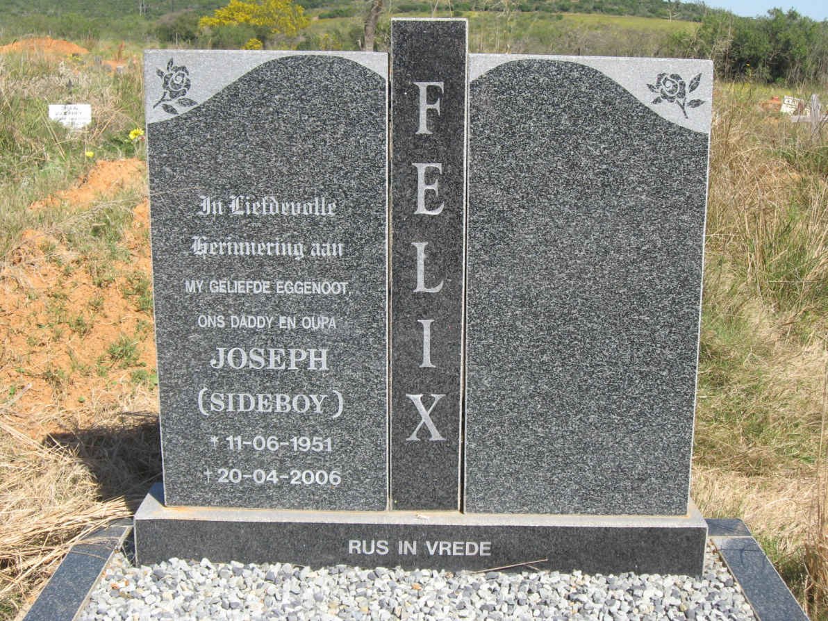 FELIX Joseph (Sideboy) 1951-2006