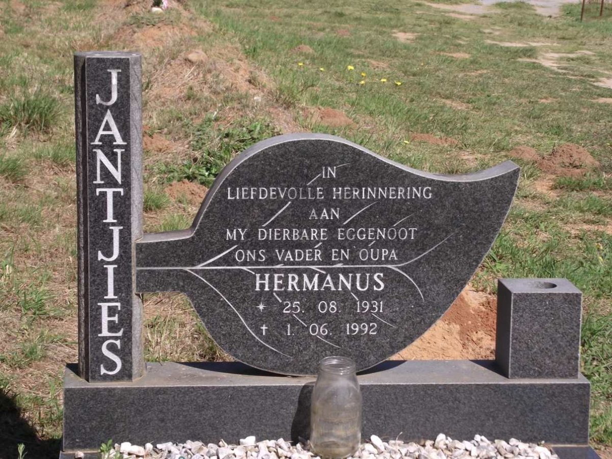 JANTJIES Hermanus 1931-1992