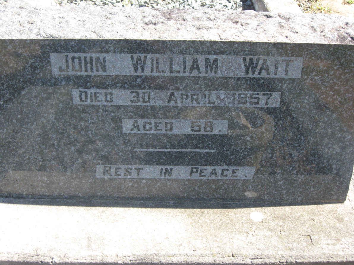 WAIT John William -1957