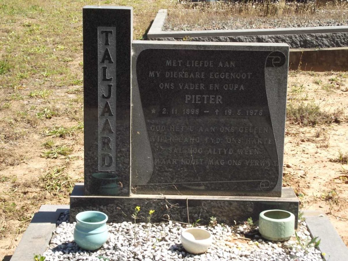 TALJAARD Pieter 1898-1975