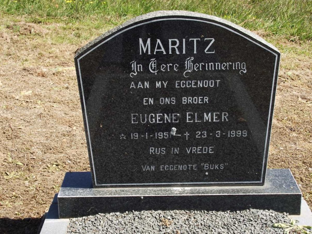 MARITZ Eugene Elmer 1951-1999