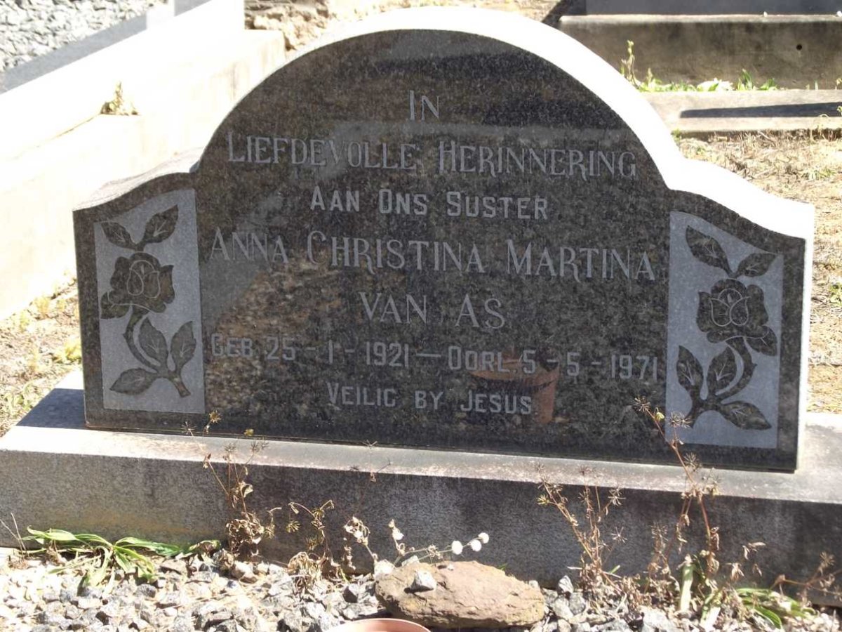 AS Anna Christina Martina, van 1921-1971