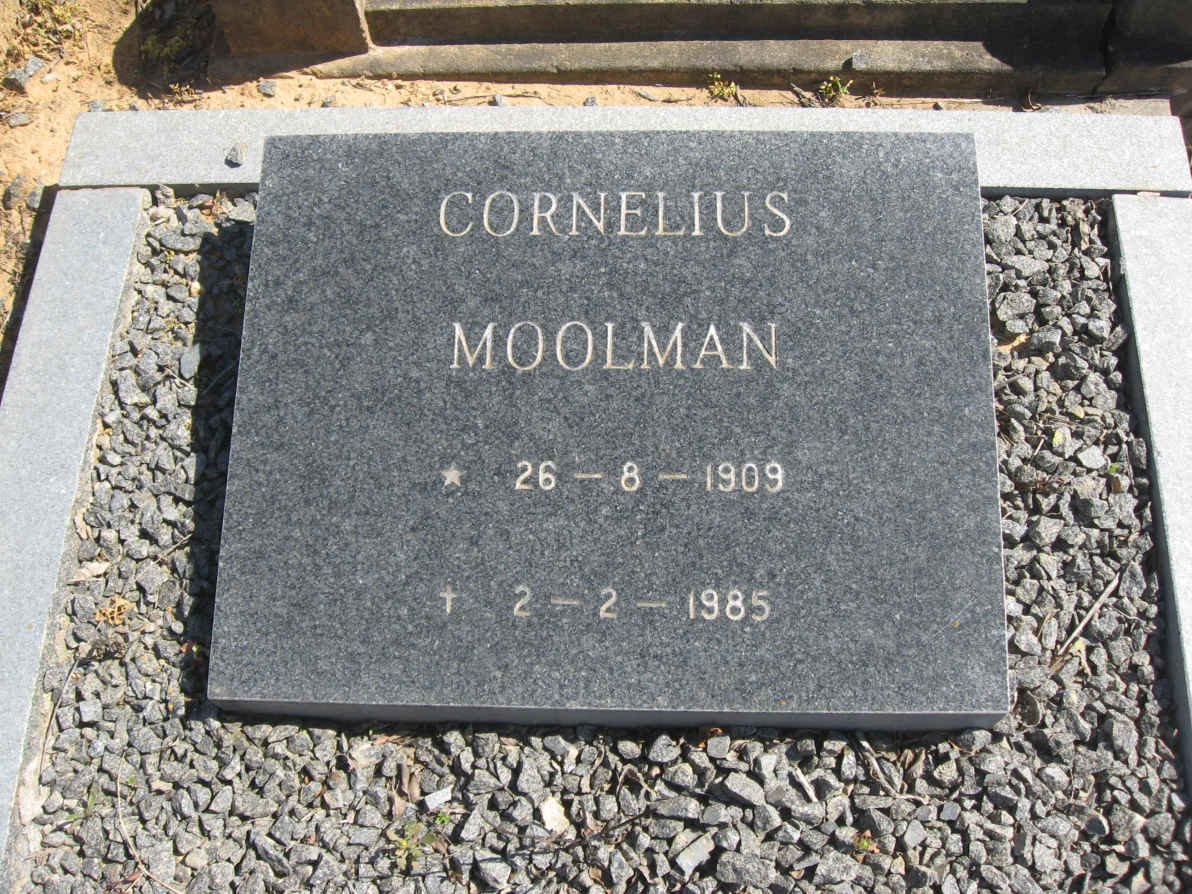 MOOLMAN Cornelius 1909-1985