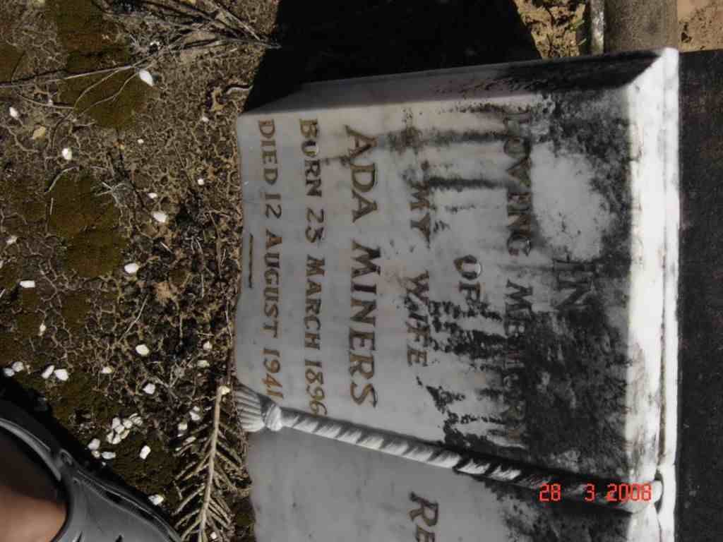 MINERS Ada 1896-1941