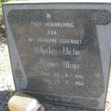 MEYER Charles Victor Requier 1896-1966