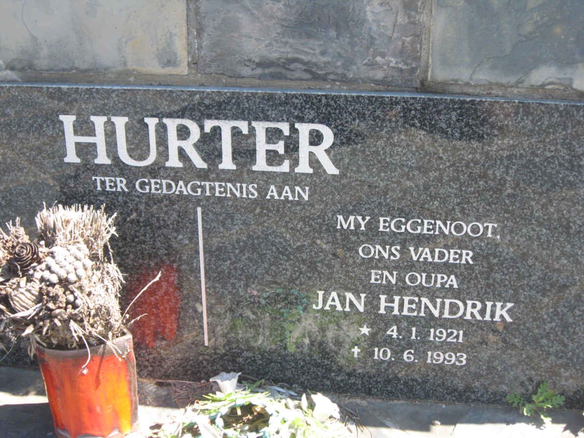 HURTER Jan Hendrik 1921-1993