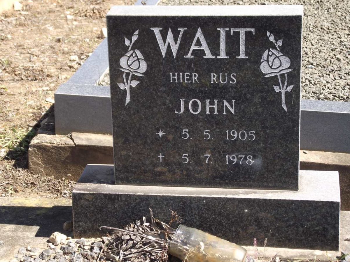WAIT John 1905-1978
