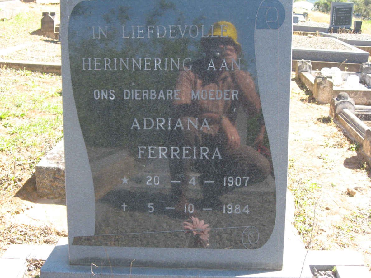 FERREIRA Adriana 1907-1984