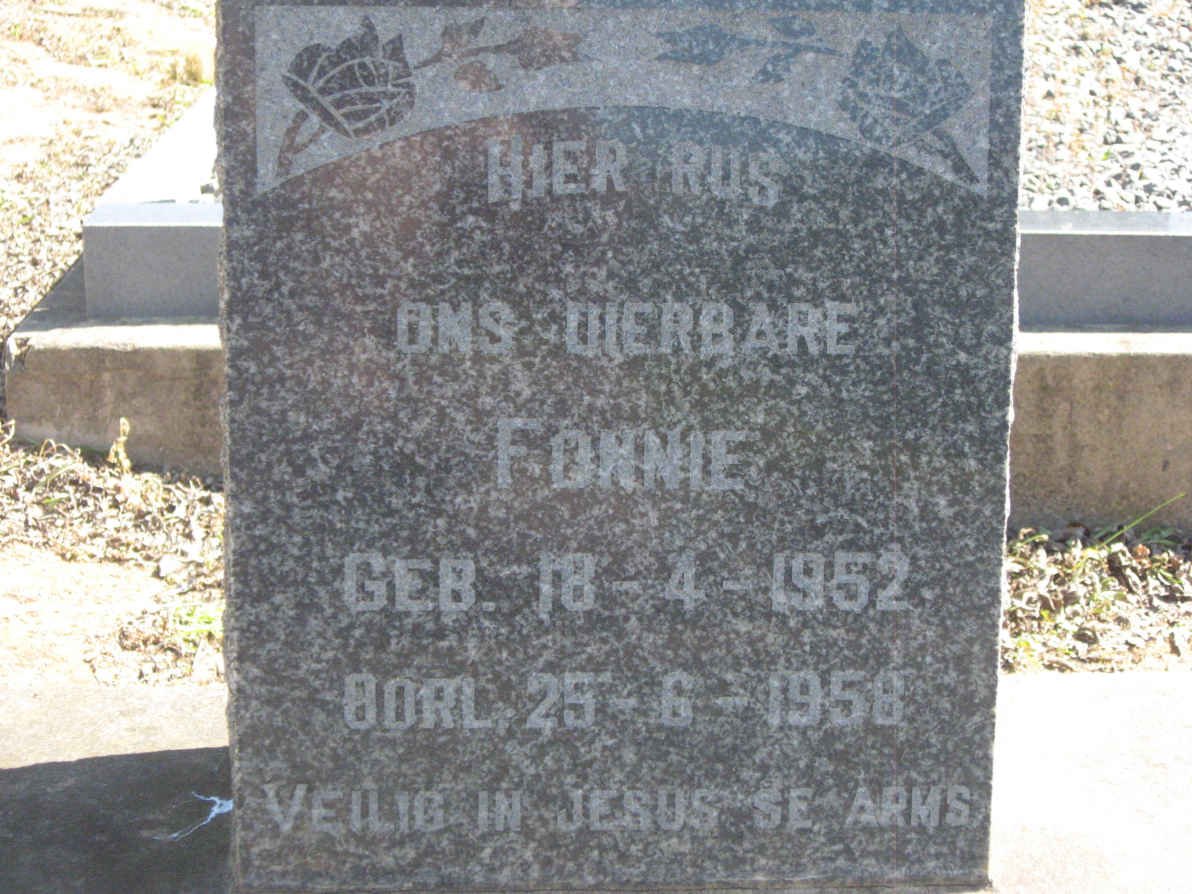 ? Fonnie 1952-1958