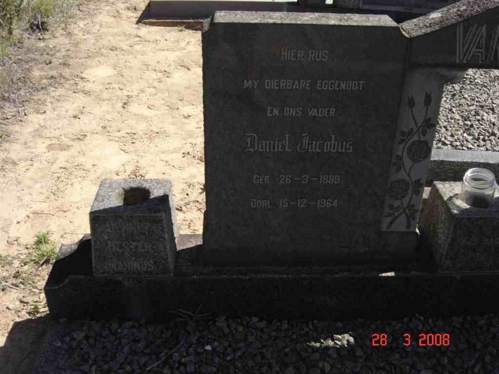 WYK Daniel Jacobus, van 1889-1964