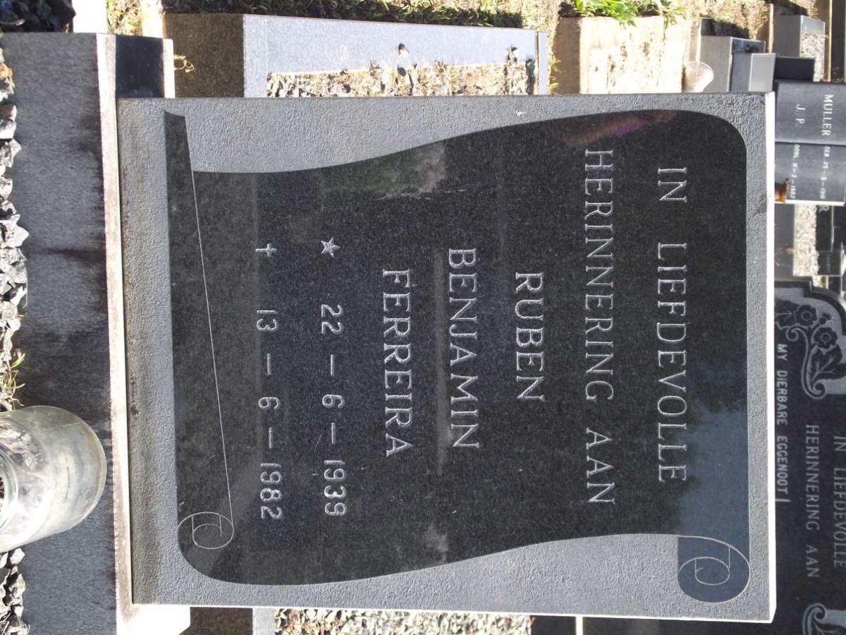 FERREIRA Ruben Benjamin 1939-1982