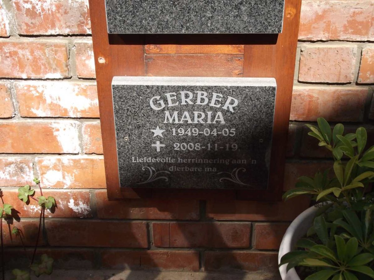 GERBER Maria 1949-2008