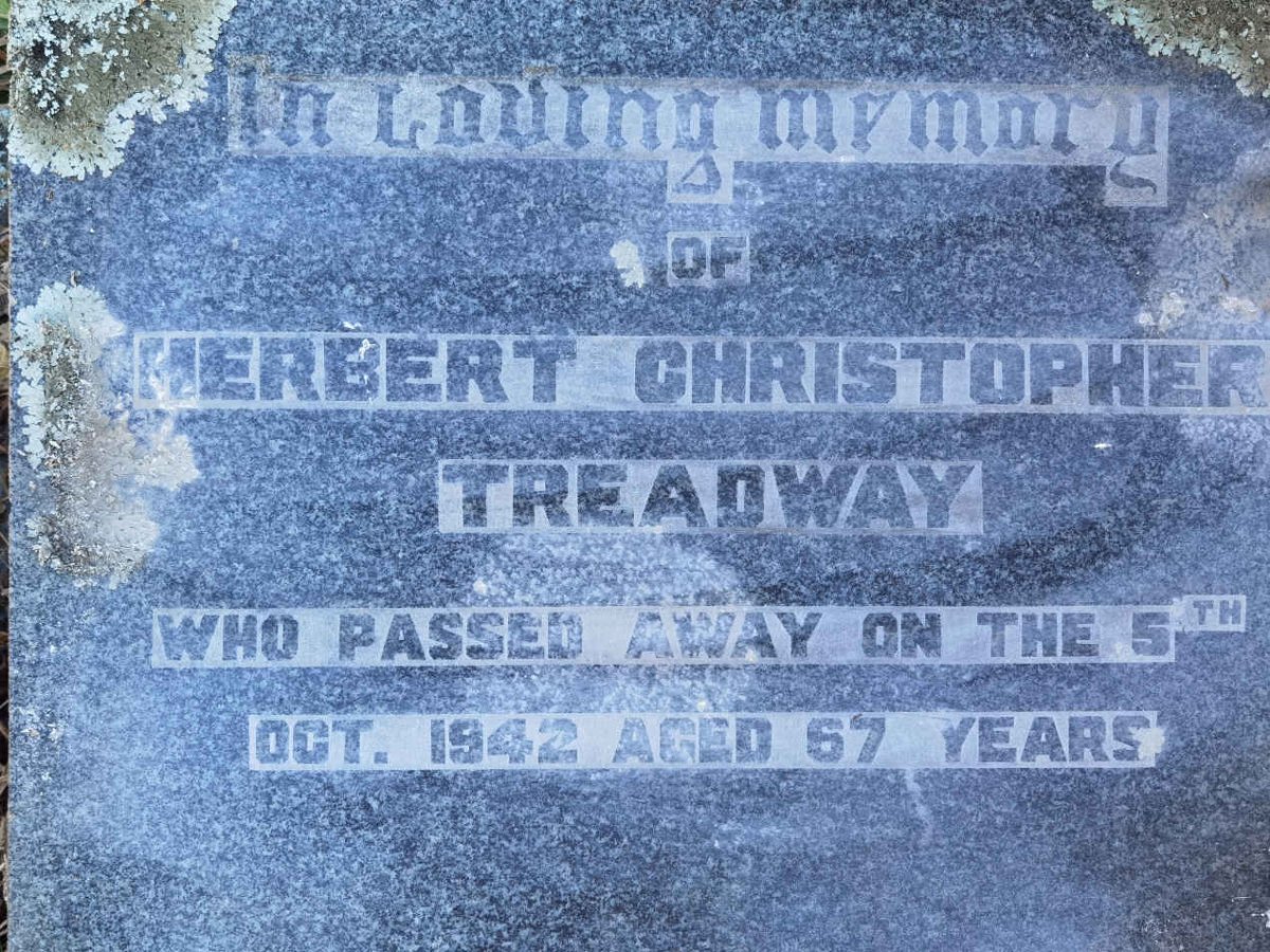 TREADWAY Herbert Christopher -1942