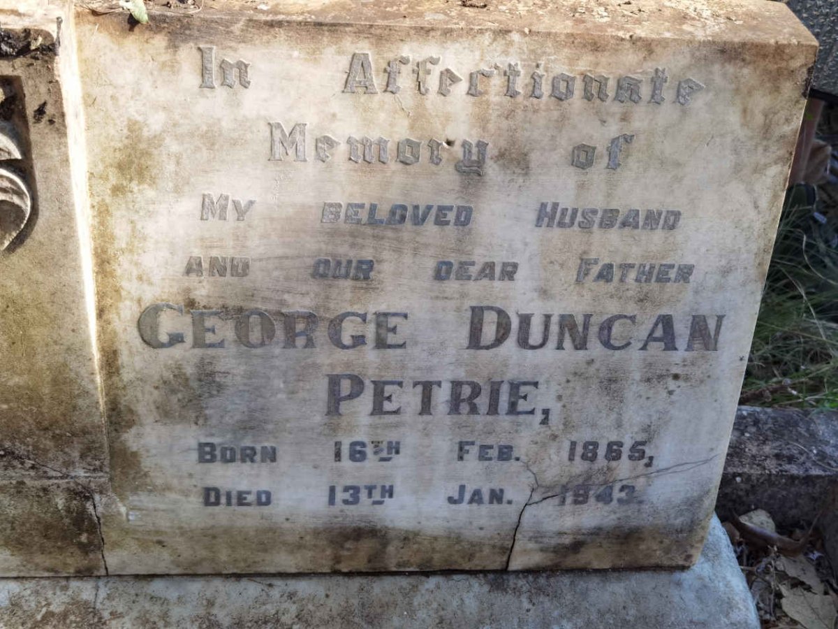 PETRIE George Duncan 1865-1943