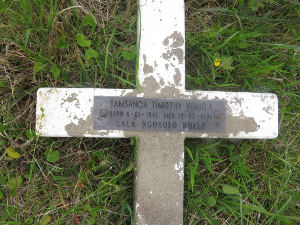 VIMBELA Tamsanqa Timothy 1941-1996