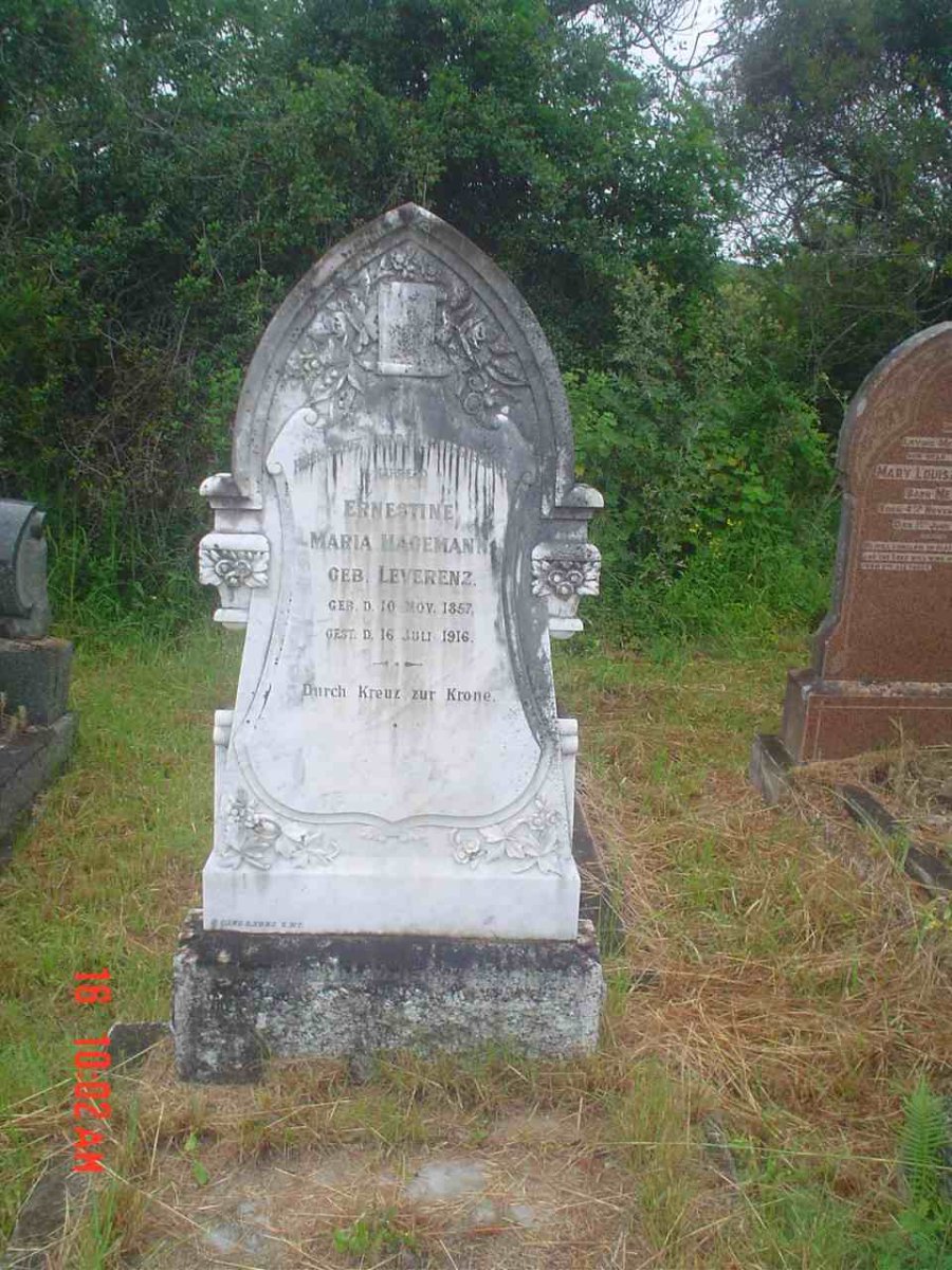 HAGEMANN Ernestine Maria nee LEVERENZ 1857-1916