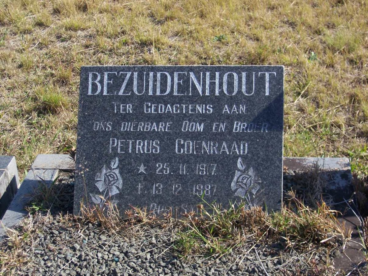 BEZUIDENHOUT Petrus Coenraad 1917-1987
