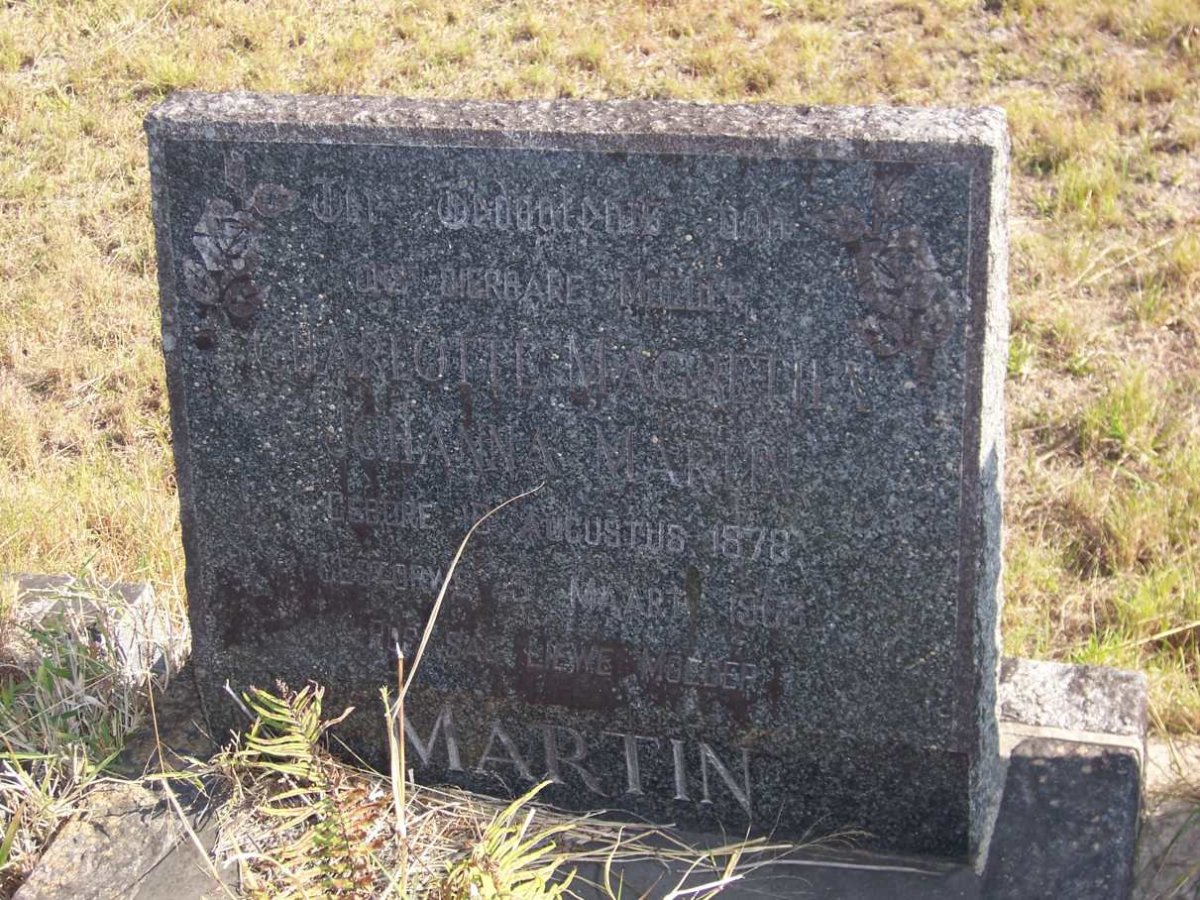 MARTIN Charlotte Magretha Johanna 1878-1966