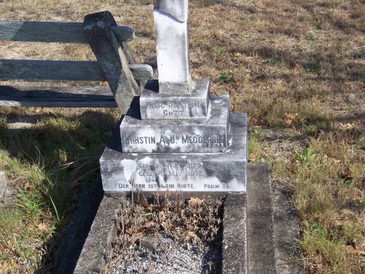 MEGGASEE Christin A.J. 1879-1936