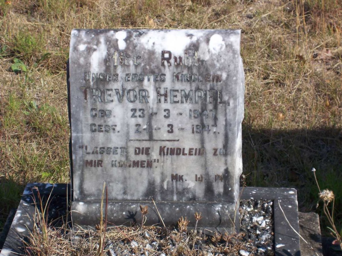 HEMPEL Trevor 1947-1947