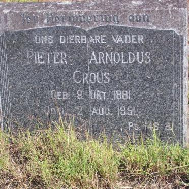 CROUS Pieter Arnoldus 1881-1951