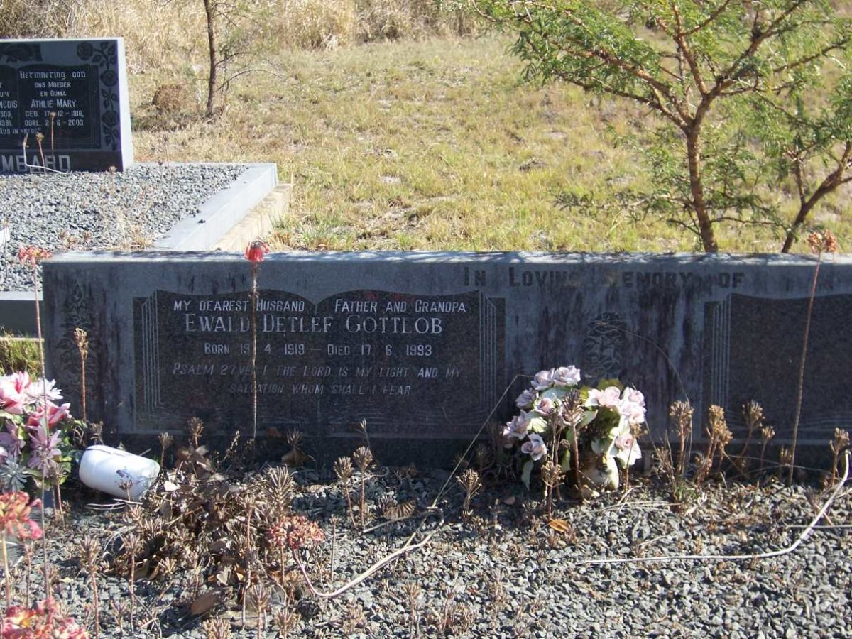 GOTTLOB Ewald Detlef 1919-1993